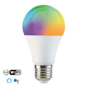 LED izzó E27 8.5W Tuya app RGBW WiFi dimmelhető kép