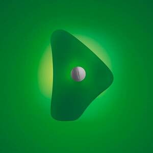 Foscarini Bit 4 falilámpa üveg diffúzorral zöld kép