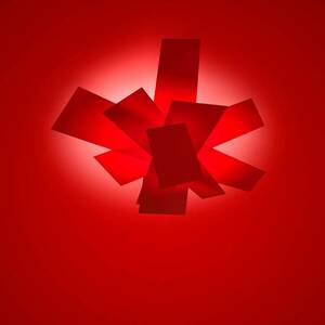 Foscarini Big Bang mennyezeti lámpa, piros kép