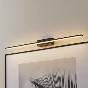 LED fali lámpa Miroir 80 cm fekete 4000K kép