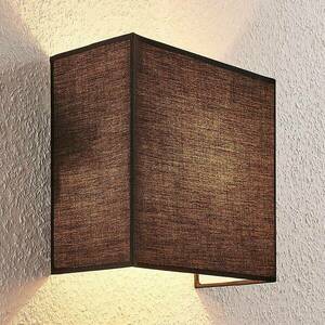 Adea fali lámpa, 25 cm, négyzet alakú, fekete kép