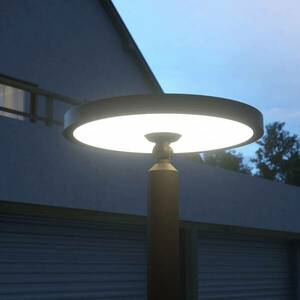 Lucande LED kültéri lámpa Akito, alumínium, grafitszürke, 220 cm kép