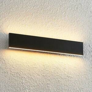Lindby Ignazia LED fali lámpa, 47 cm, fekete kép