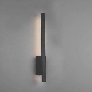 LED kültéri fali lámpa Tawa alumíniumból, antracit kép