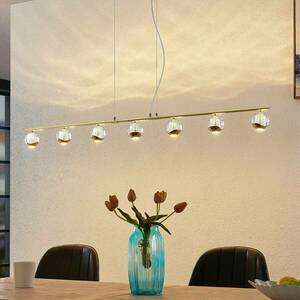 Lucande Kilio LED függő lámpa, 7-izzós, arany kép