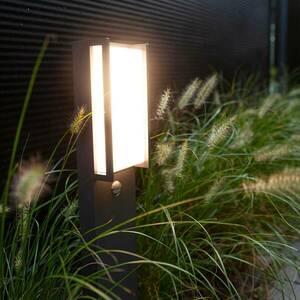 Qubo LED ösvény lámpa, antracit, mozgásérzékelővel kép
