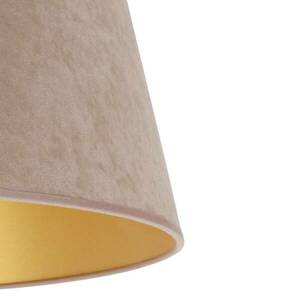Cone lámpaernyő 18 cm magas, bézs/arany kép