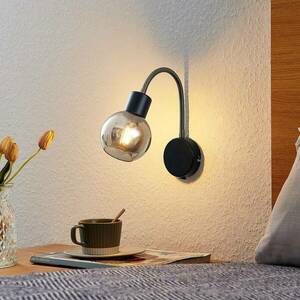 Lindby Lioma fali lámpa flexibilis karral, fekete kép