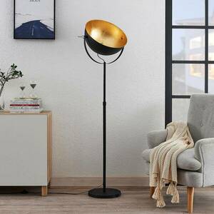 Muriel álló lámpa, 1 izzós, fekete/arany kép