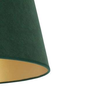 Cone lámpaernyő 18 cm magas, sötétzöld/arany kép