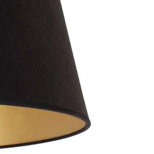 Kúp alakú lámpaernyő, magasság 25, 5 cm, fekete/arany kép