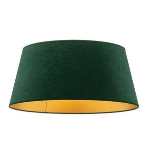 Cone lámpaernyő 22, 5 cm magas, sötétzöld/arany kép