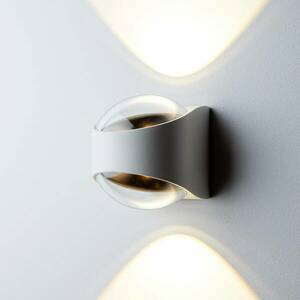 LOOM DESIGN Saga LED kültéri fali lámpa fel/le fehér kép