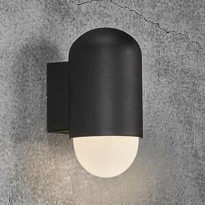 Heka kültéri fali lámpa, fekete, alumínium, magasság 21, 6 cm kép