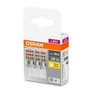 OSRAM LED tűs talpas lámpa G9 1.9W 2, 700K világos 3 db kép