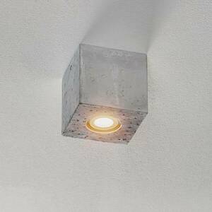 Ara mennyezeti lámpa 10cm x 10cm betonkocka formájában kép