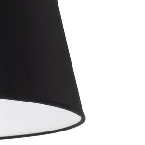 Cone lámpaernyő 25, 5 cm, fekete festett vászon kép