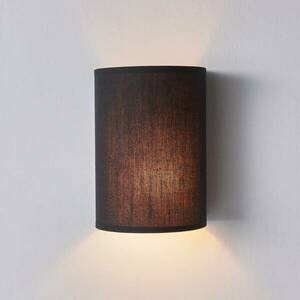 Annalisa - félkör alakú fali lámpa, fekete kép
