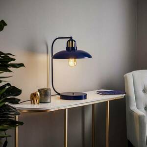 Felix asztali lámpa, kék/arany kép