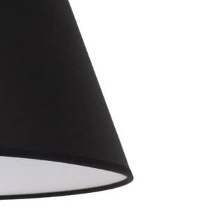 Sofia lámpaernyő 26 cm magas, fekete/fehér kép