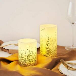 Pauleen Golden Glitter gyertya LED gyertya 2 darabos szett kép