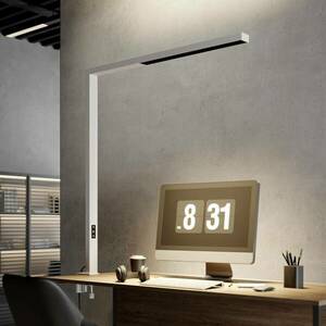 Arcchio Jolinda LED irodai csíptetős lámpa, fehér kép