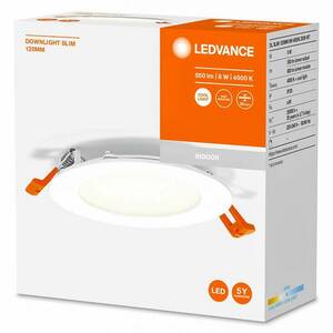 LEDVANCE Recess Slim LED süllyesztett lámpa Ø12cm 4000K kép