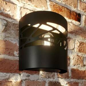 Frez modul fali lámpa fekete mintás árnyékolóval kép