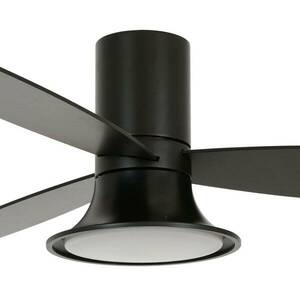 Flusso mennyezeti ventilátor LED világítással, fekete kép