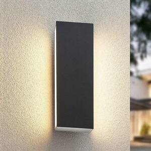 Lucande Aegisa LED kültéri fali lámpa, szögletes kép