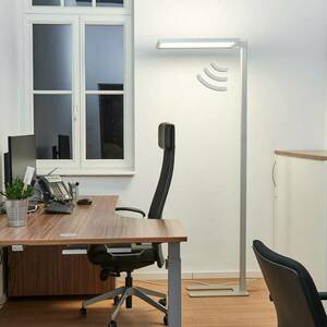 Ezüst irodai LED állólámpa Dorean kép