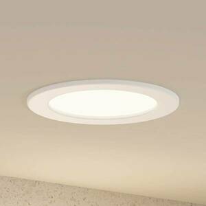 Prios LED-es süllyesztett lámpa Cadance, fehér, 17 cm, fényerőszabályzóval kép