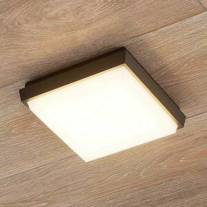 Lucande Amra LED kültéri lámpa, szögletes 17, 5 cm kép