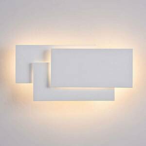 LED fali lámpa Trame, négyszögletes kép