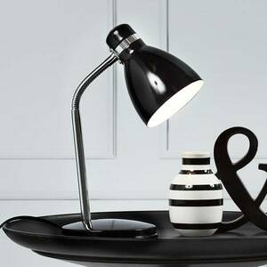 Modern asztali lámpa CYCLONE fekete kép