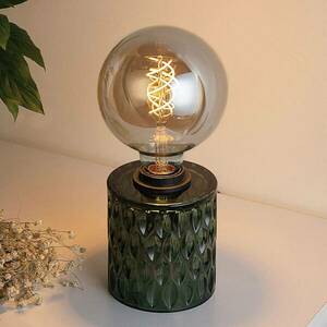 Pauleen Crystal Magic asztali lámpa zöld üvegből kép