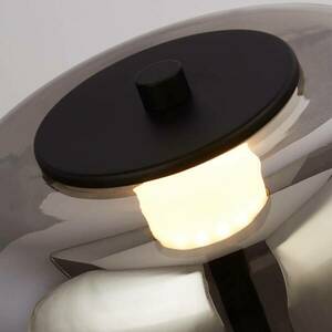 LED állólámpa Frisbee üvegbúrával kép