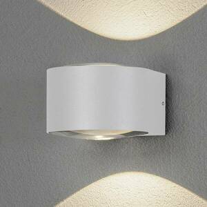 LED kültéri fali lámpa Gela, fel/le, fehér kép
