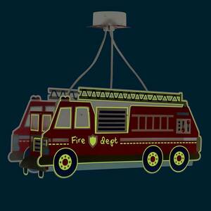 Dalber Fire Truck függőlámpa, tűzoltóautó, piros kép