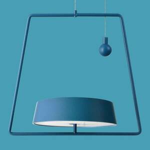 LED függő lámpa Miram akkum., szab., kék kép