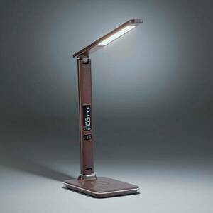 LED lámpa Adriano, CCT, szabályozható, barna kép