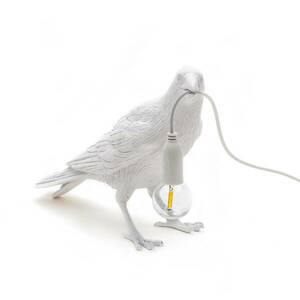 LED dekor terasz lámpa Bird Lamp, váró, fehér kép