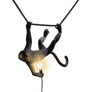 LED kültéri függő lámpa Monkey Lamp rezgő fekete kép