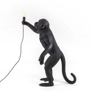 LED dekor terasz lámpa Monkey Lamp álló fekete kép