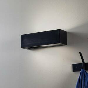 Lino fali lámpa, kerámia, up/down, fekete kép