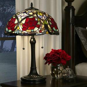 Larissa asztali lámpa Tiffany stílusban kép