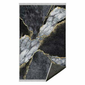 Fekete szőnyeg 80x150 cm – Mila Home kép