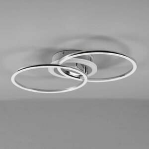 LED mennyezeti lámpa Venida gyűrűs kivitelben króm kép