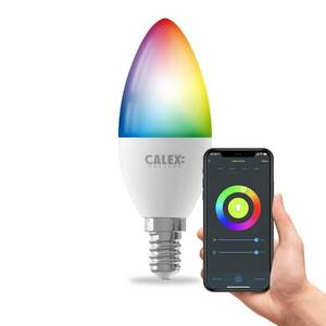 Calex smart LED gyertya izzó E14 B35 4, 9 W CCT RGB kép