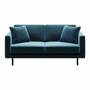 Kék bársony kanapé 167 cm Kobo – MESONICA kép